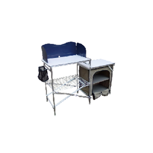 Camping table with storage